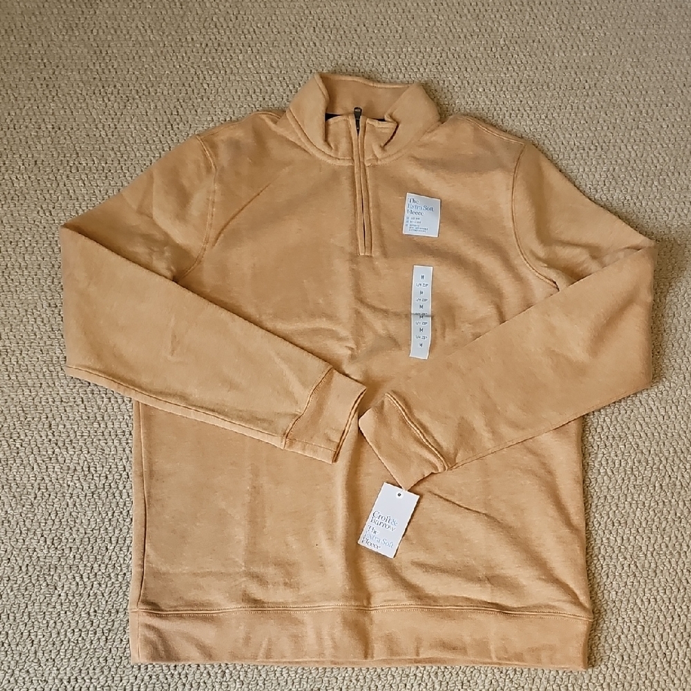 Croft And Barrow 1/4 Zip Extra Soft Fleece Sz M